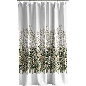 Salling badeforhæng - blomster