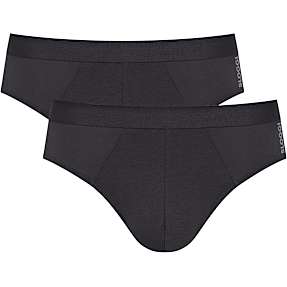 Sloggi herre 2-pak midi trusser str. XL - sort