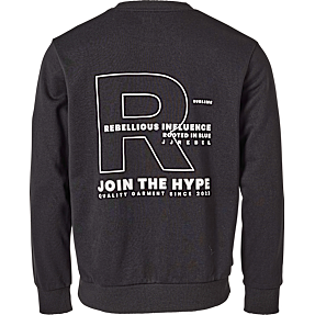 JJ REBEL herre sweatshirt str. L - sort