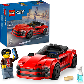 LEGO City Rød sportsvogn Legetøjssæt med superbil 60448