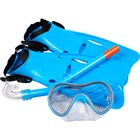 ASG børnedykkersæt str. medium - blå