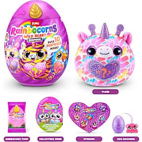 Rainbocorns wild heart plysdyr – flere varianter – assorteret