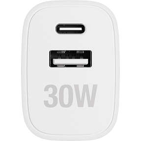 Vivanco hurtigoplader 30 W - hvid