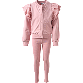 VRS børne sweat sæt str. 134/140 - rosa