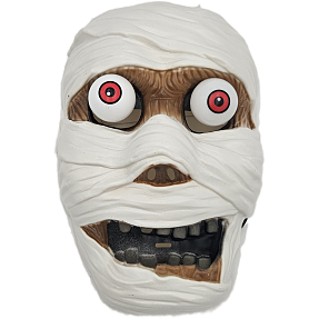 Halloween maske med udstikkende øjne - flere varianter - assorteret