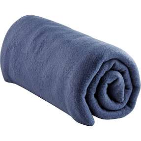 Fleece plaid - Mørkeblå