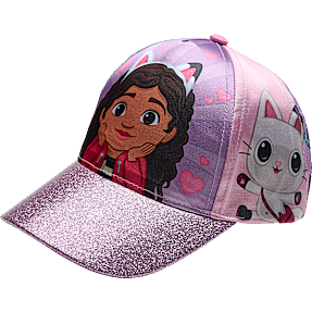 Gabbys Dukkehus børne kasket str. 52 - rosa