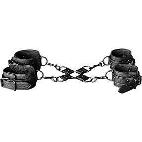 obaie imiteret læder Hogtie med manchetter