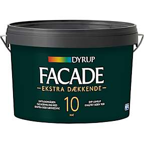 Dyrup facade 2,25 liter - hvid