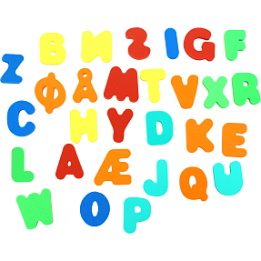 Spire alfabet skumbogstaver 