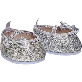 Build-A-Bear ballerinasko - sølv