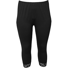 VRS dame capri leggings str. 48 - sort