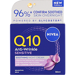 Anti-rynke natcreme sensitiv hud parfumefri