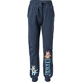 Bluey sweatbukser str. 110/116 - blå