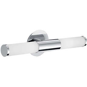 Palmera væglampe - krom og hvid