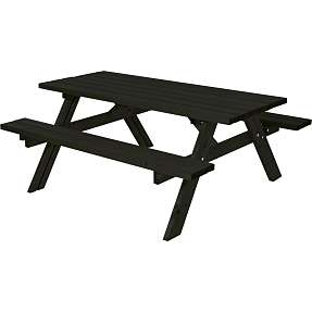 Oviedo bordbænkesæt, sort