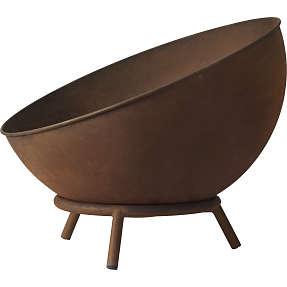 Tapana bålfad - rustet stål