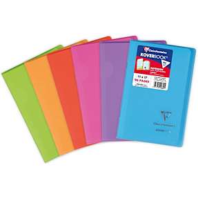 Clairefontaine koverbook hæfte A6 - flere varianter - assorteret