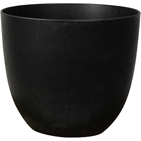 Artstone Bola potte 28x24 cm - sort