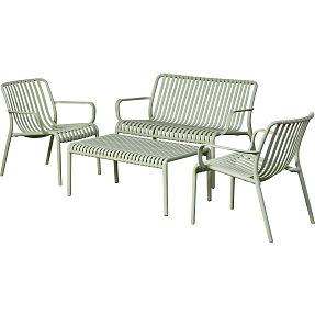 Messina loungesæt - Dusty green