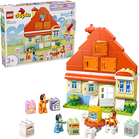 LEGO DUPLO Bluey: Blueys families hus med huskespil 10459