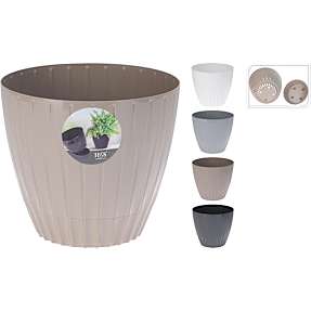 Plastikkrukke 22x19 cm – flere varianter – assorteret