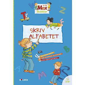 Max skoleklar: Skriv alfabetet aktivitetsbog