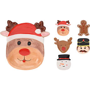 Børnetallerken - julemotiv – flere varianter – assorteret