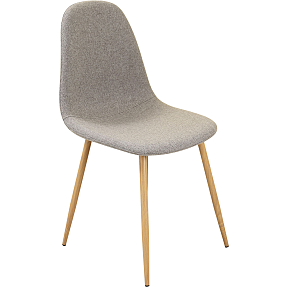 Geo spisebordsstol - gråt stof