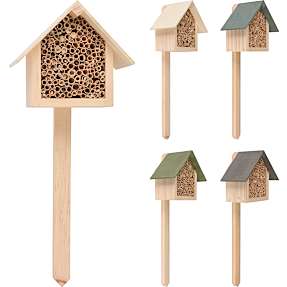Insekthotel på pind – flere varianter - assorteret
