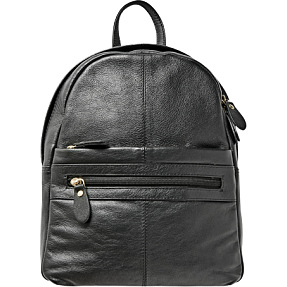 Skind rygsæk - sort