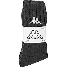 Kappa 5-pak strømper str. 39/42 - sort