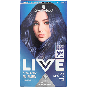 Permanent hårfarve U67 Blue Mercury m. kokosolie