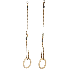 NORDIC PLAY Active gymnastikringe - træ