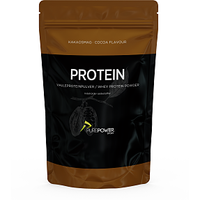 Proteinpulver m. valleprotein og kakaosmag