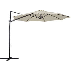 Pompano hængeparasol ekskl. fod - hvid