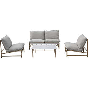 Altomonte loungesæt m/hynder - Grå