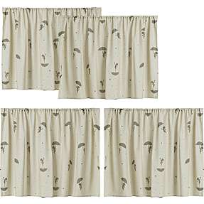 Hoppekids Ole Lukøje forhæng til halvhøj- og køjeseng - Grøn