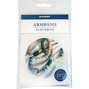 DIY armbånd - clay perler