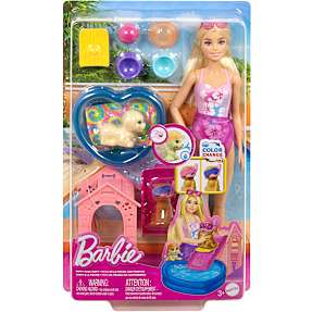 Barbie Puppy Pool Party