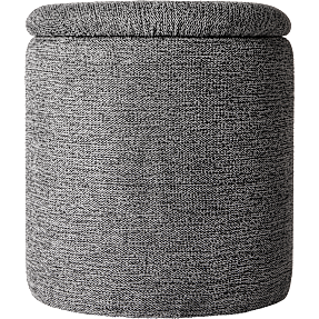 Frida puf - mørkegrå