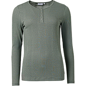 VRS dame ribtrøje str. S - grøn