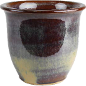 Aurora krukke H: 25,5 cm - brun