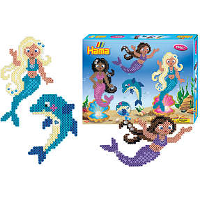 Hama midi perler 4000 stk. - havfruer
