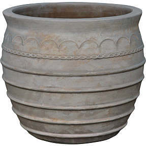 Milano antik terracotta krukke Ø54 H47 - brun