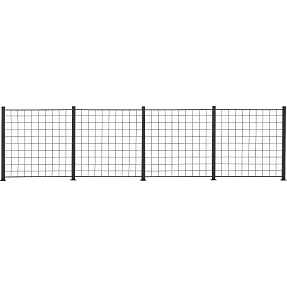 Hortus 4 fag espalier med 5 alustolper 100x100cm
