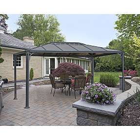 Palram - Canopia Martinique 3600 pavillon - antracitgrå