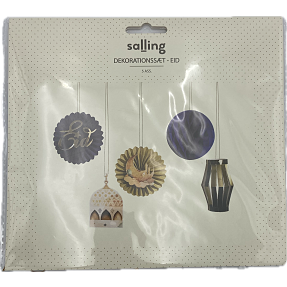 Dekorations sæt "eid" 5 ass design