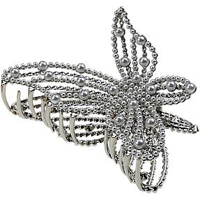 CBYH dame hårklemme - sølvfarvet