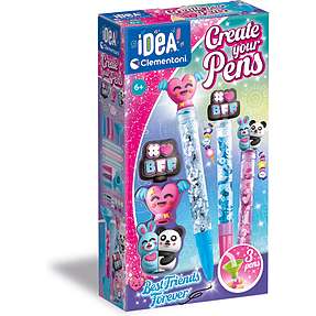 Lav små farverige penne - bedste venner